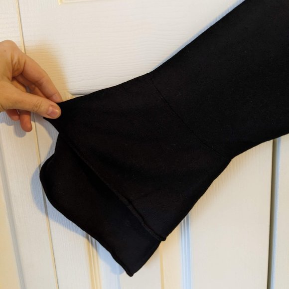 Violeta by Mango Black Dress with Double Sleeve (L) - Picture 6 of 11